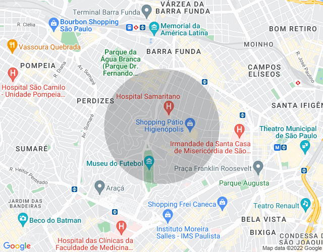 Imóvel no mapa