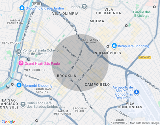 Imóvel no mapa