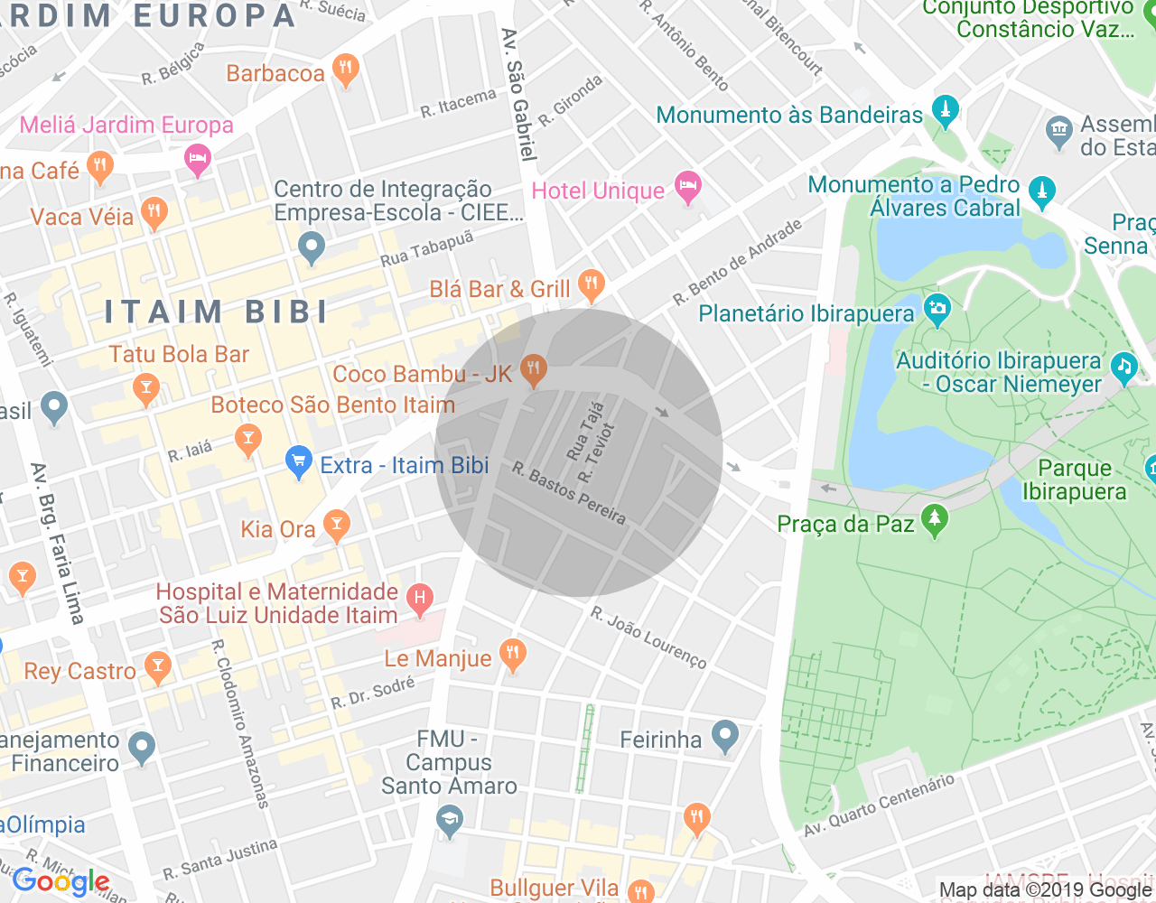 Imóvel no mapa
