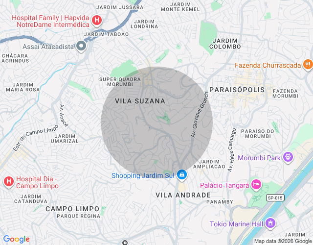 Imóvel no mapa