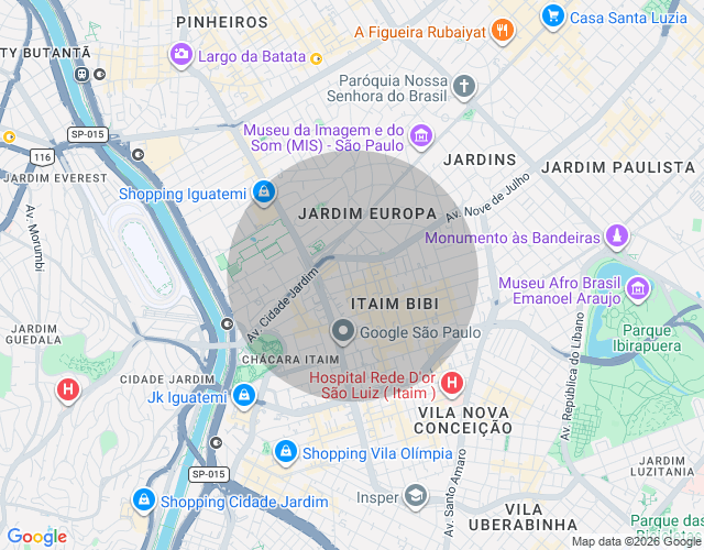 Imóvel no mapa
