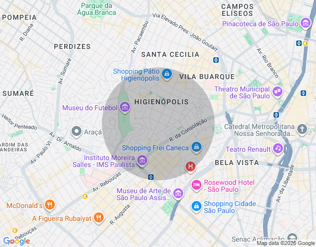 Imóvel no mapa