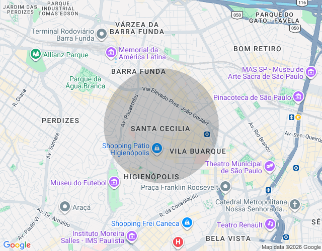 Imóvel no mapa