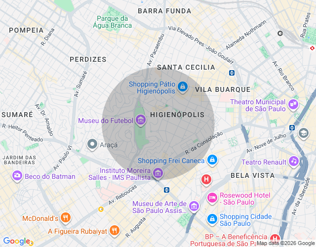 Imóvel no mapa