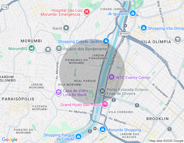 Imóvel no mapa