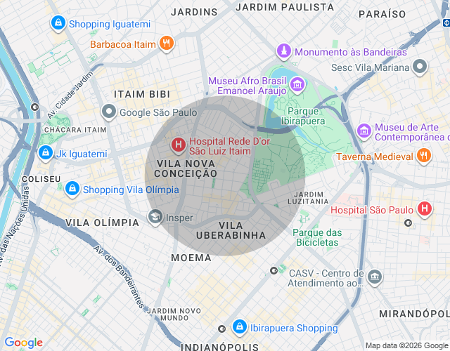 Imóvel no mapa