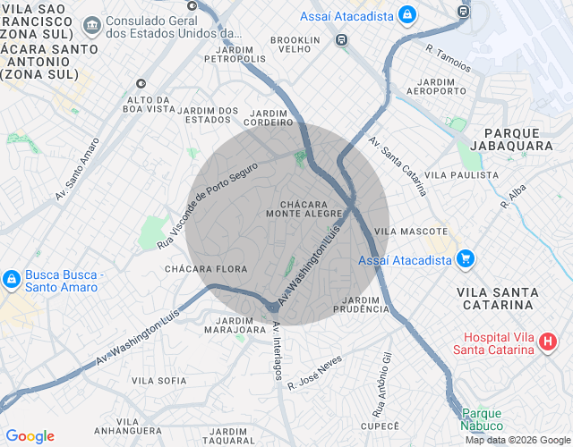 Imóvel no mapa