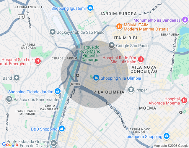Imóvel no mapa