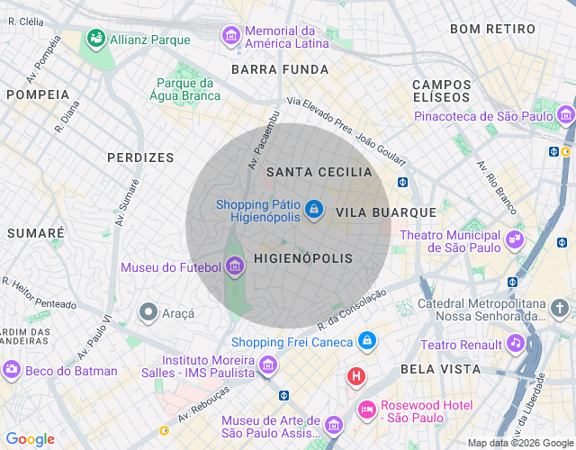 Imóvel no mapa