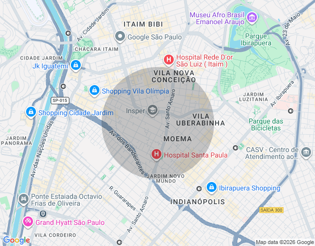 Imóvel no mapa