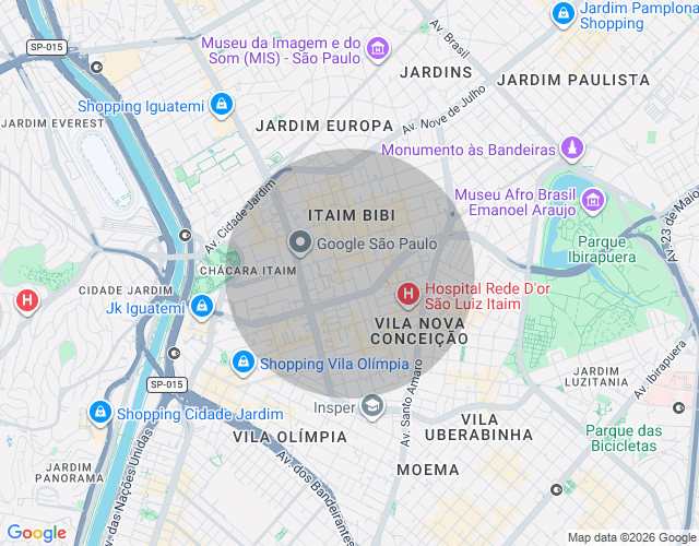 Imóvel no mapa