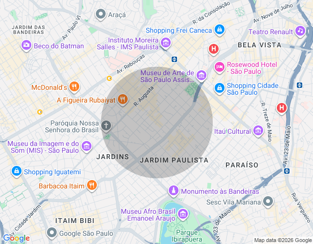 Imóvel no mapa