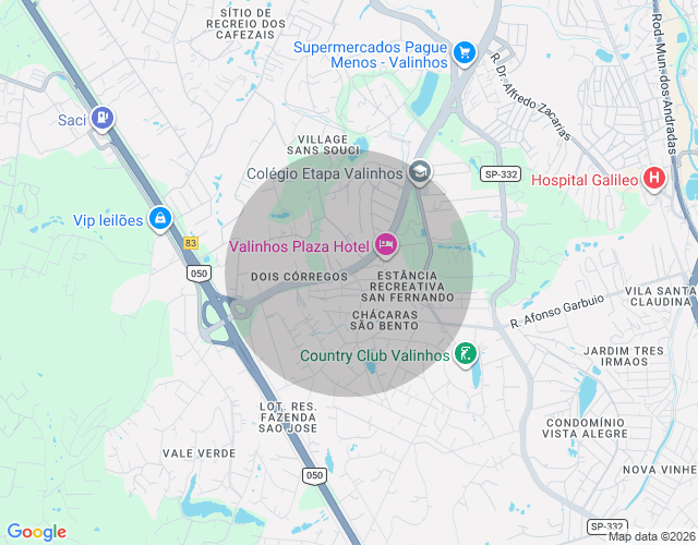 Imóvel no mapa