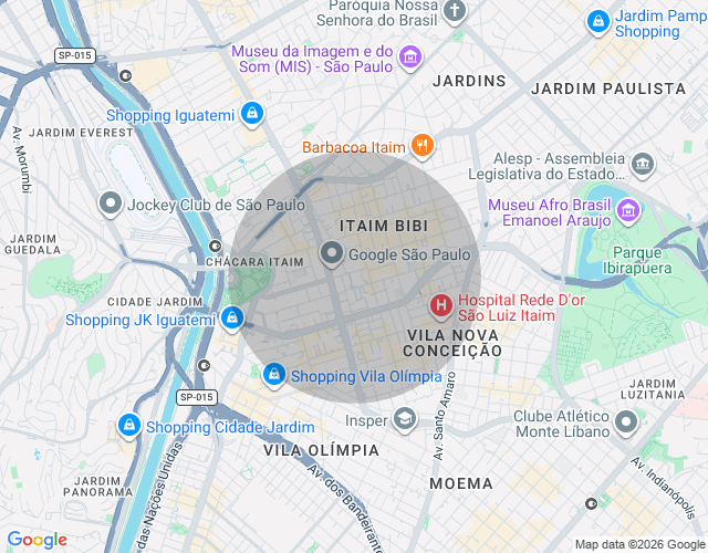 Imóvel no mapa
