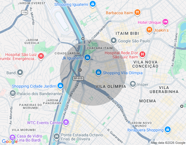 Imóvel no mapa