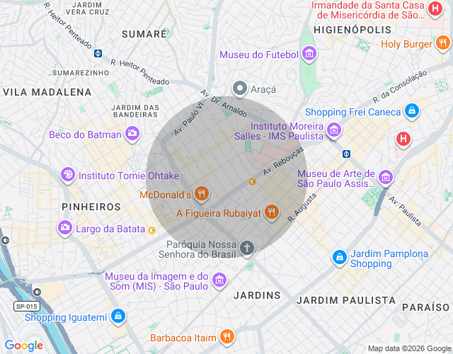 Imóvel no mapa