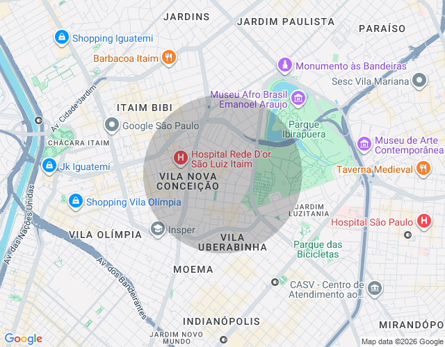 Imóvel no mapa