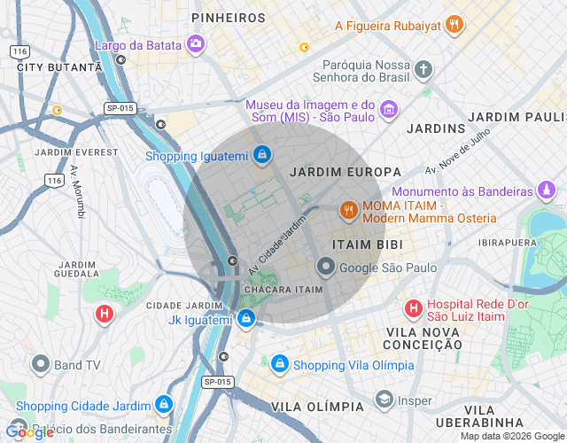 Imóvel no mapa