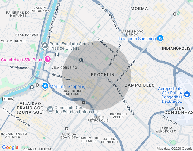 Imóvel no mapa