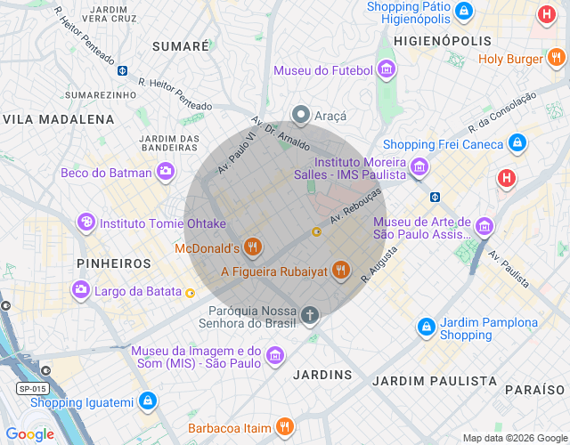 Imóvel no mapa