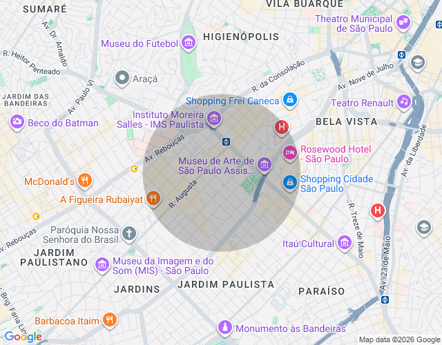 Imóvel no mapa