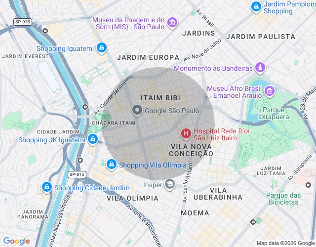 Imóvel no mapa