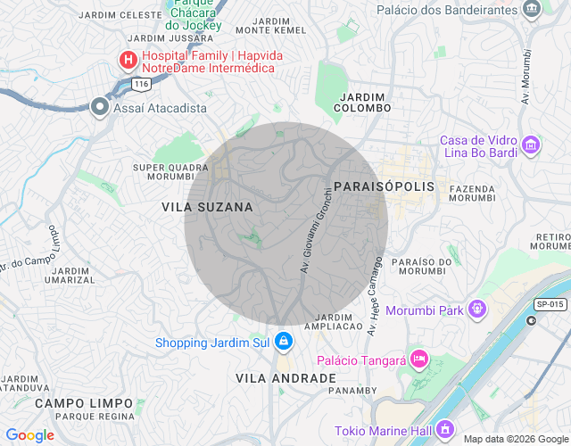 Imóvel no mapa