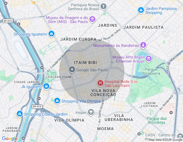 Imóvel no mapa