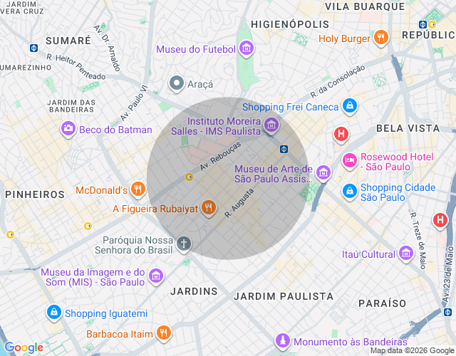 Imóvel no mapa