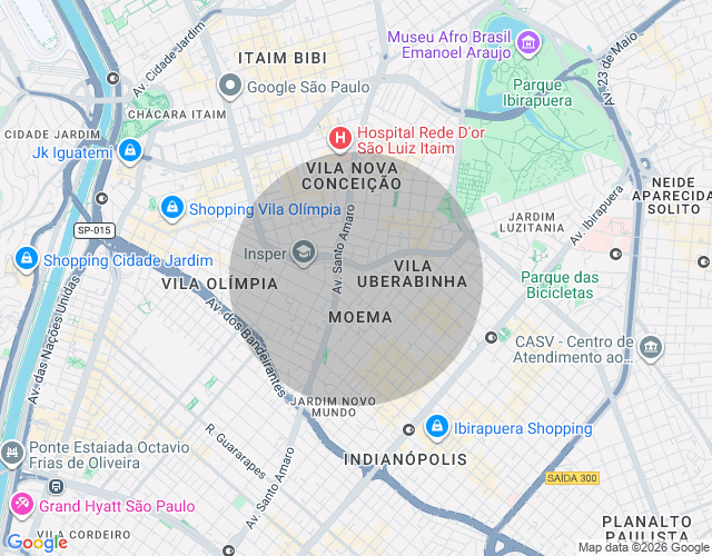 Imóvel no mapa