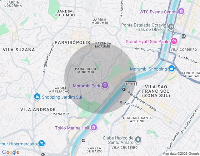 Imóvel no mapa