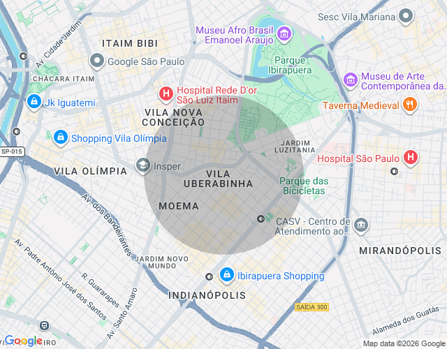 Imóvel no mapa