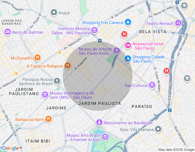 Imóvel no mapa