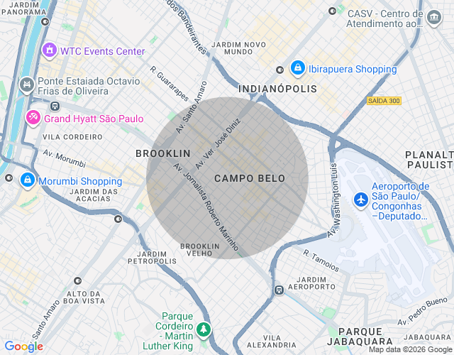 Imóvel no mapa