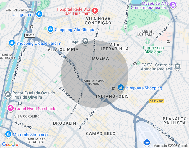 Imóvel no mapa