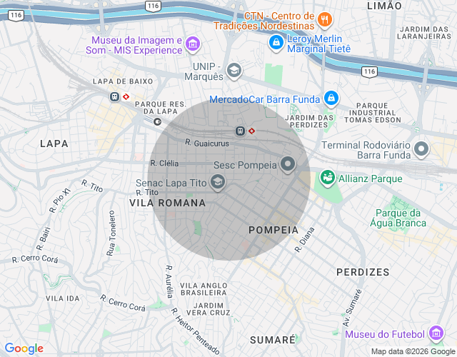 Imóvel no mapa