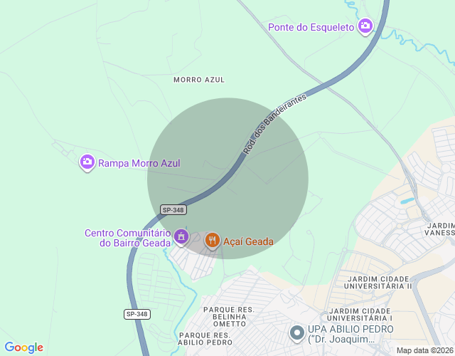 Imóvel no mapa