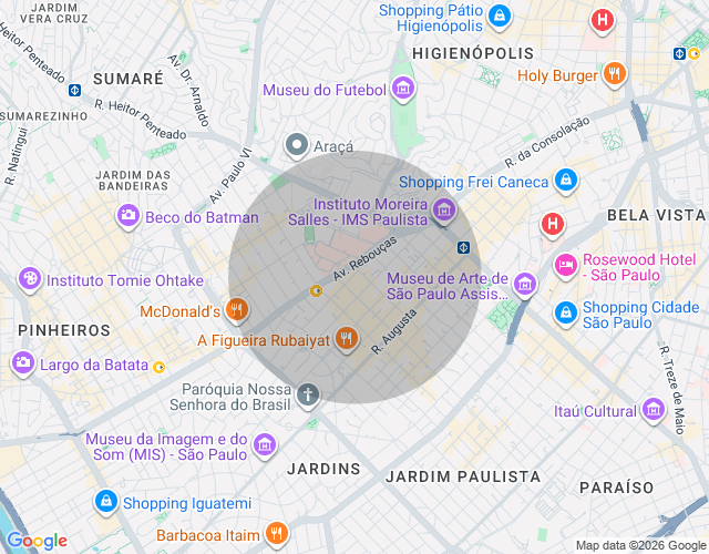 Imóvel no mapa