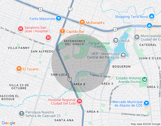 Imóvel no mapa
