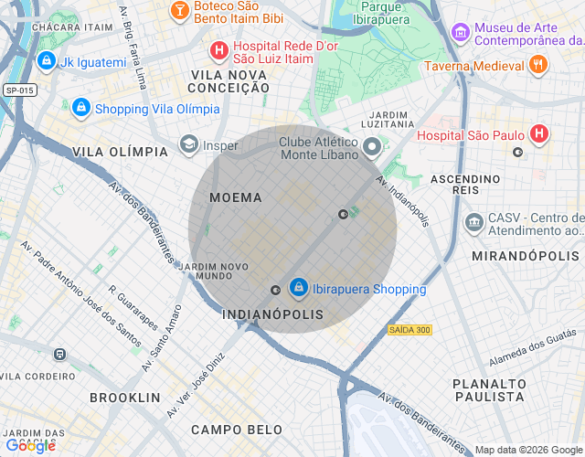 Imóvel no mapa