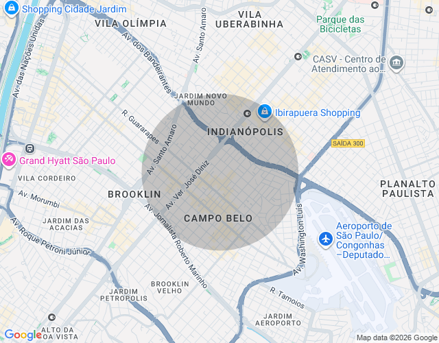Imóvel no mapa