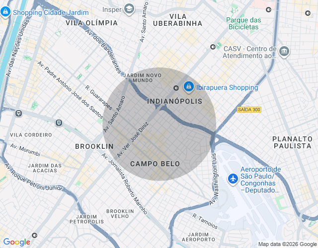 Imóvel no mapa