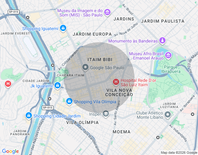 Imóvel no mapa