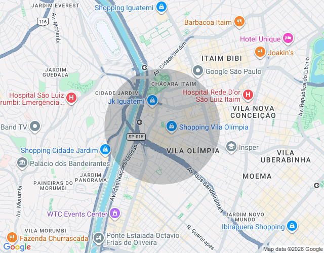 Imóvel no mapa