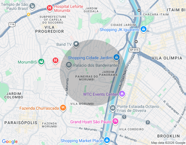 Imóvel no mapa