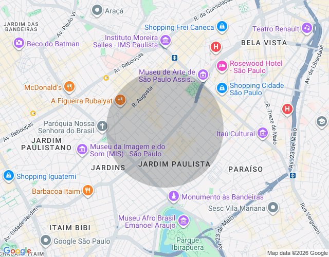 Imóvel no mapa