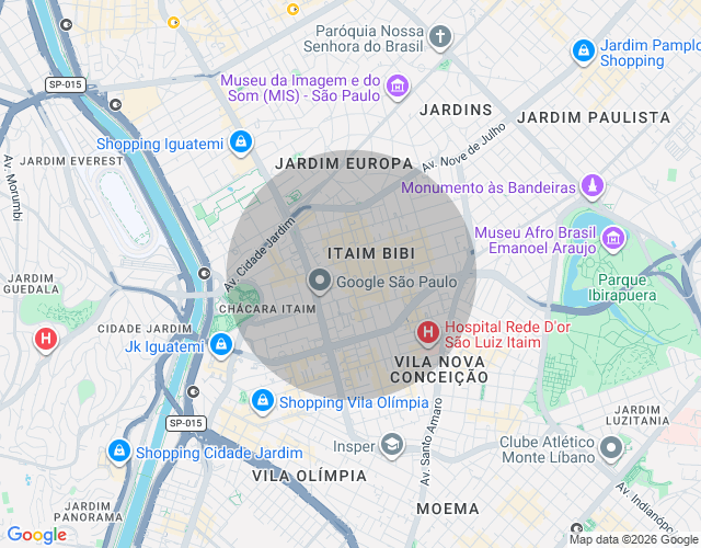 Imóvel no mapa