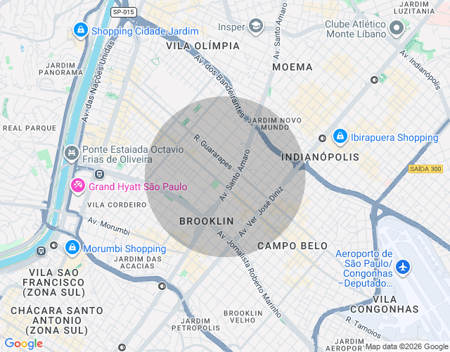 Imóvel no mapa