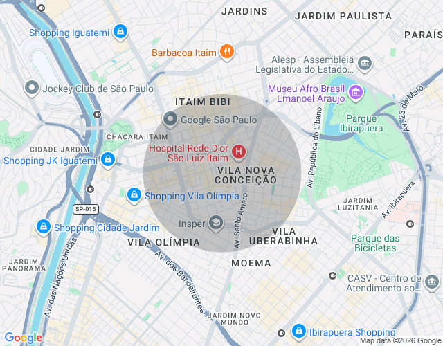 Imóvel no mapa