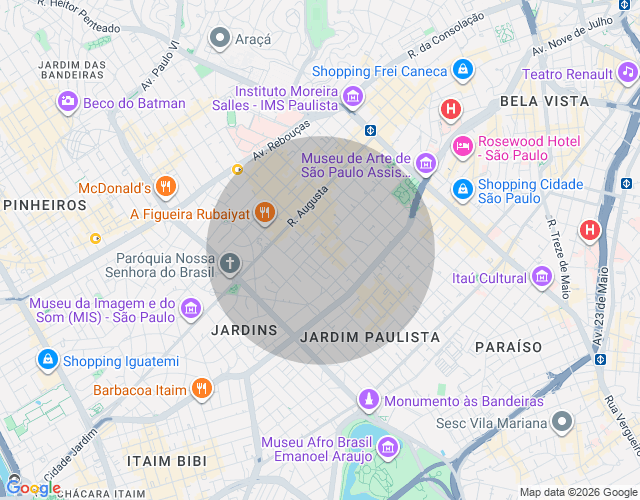 Imóvel no mapa